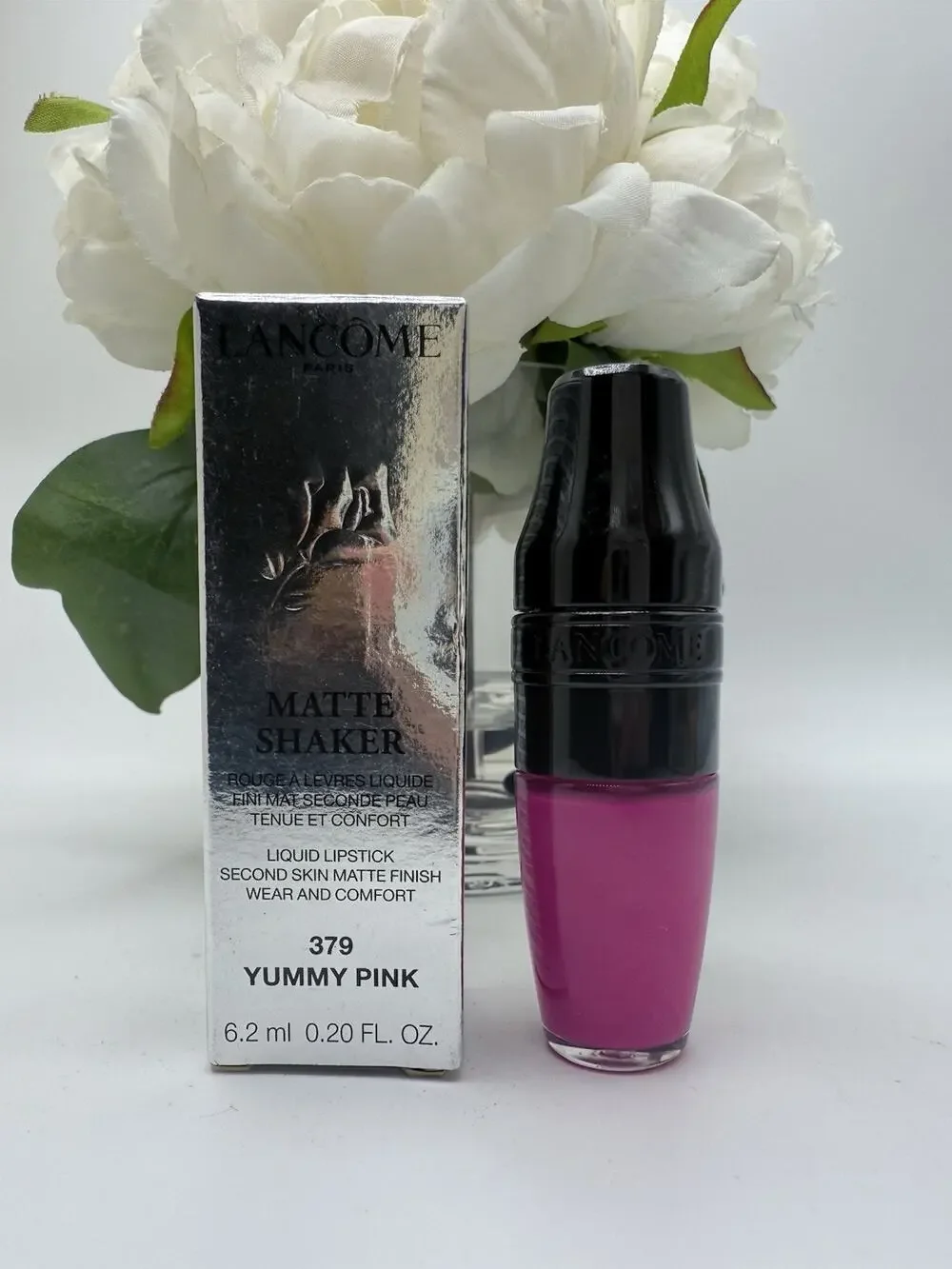 Lancome Matte Shaker Liquid Liptstick 379 Yummy Pink 0.20 Fl Oz / 6.2 mL